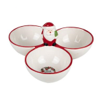 Christmas - Santa Snack Bowl, 3 Division